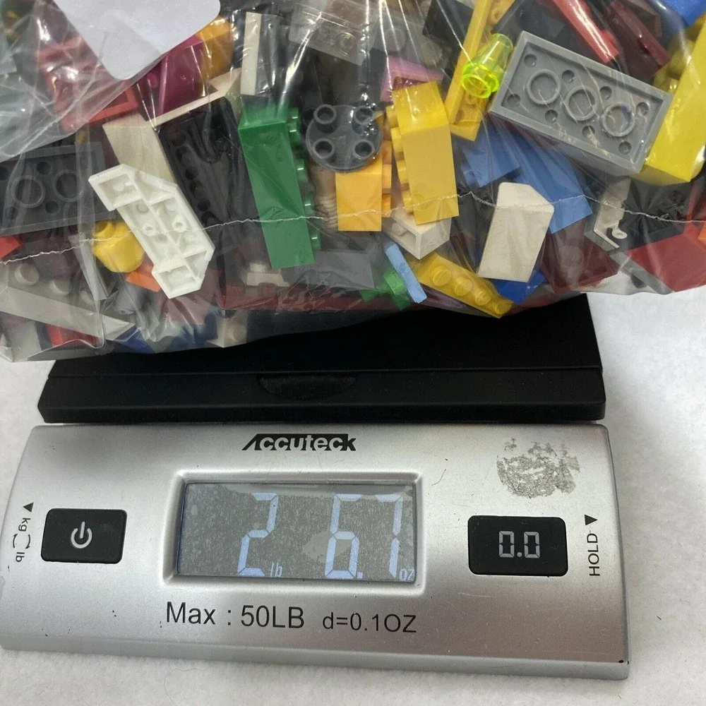2 lb Lego Pieces Mixed Random Blocks & Assorted Pieces‎ 2 Lego Figures #1
